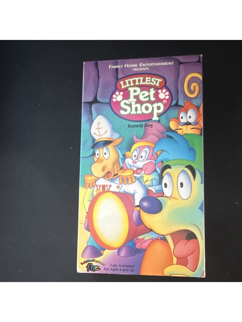 Family Home Entertainment Littlest Pet Shop Scaredy Dog VHS 1995 NTSC